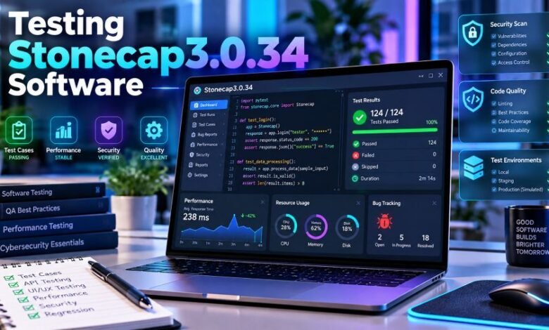 Testing Stonecap3.0.34 Software