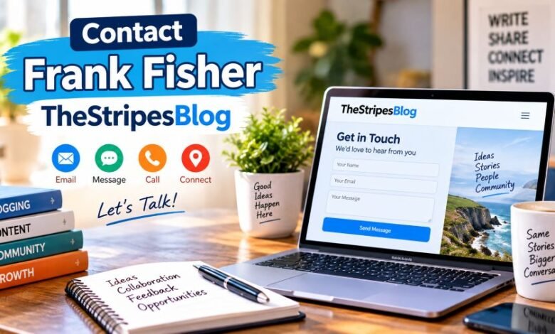 Contact Frank Fisher TheStripesBlog