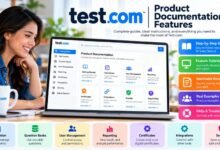 Test.com Product Documentation Features
