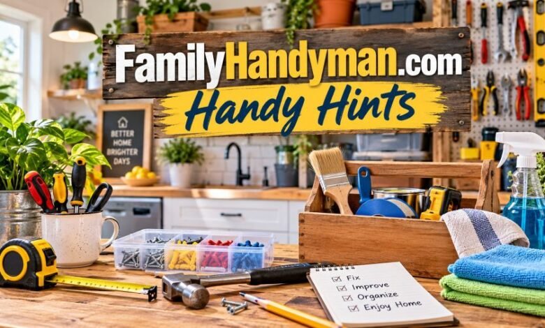 FamilyHandyman.com Handy Hints